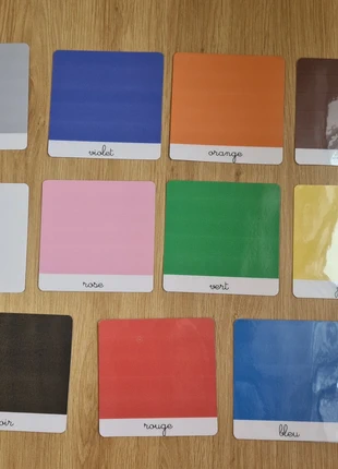 11 imagiers Couleurs /cartes de nomenclature, brand: Montessori, condition: Very good, €9.47, €10.64 includes Buyer Protection Pro