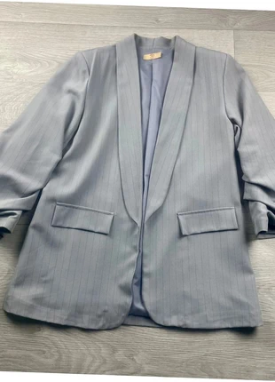 Blazers gris manches retroussées oversize - Taille L/XL, état: Très bon état, taille: L / 40 / 12, 10,00 €, 11,20 € Protection acheteurs incluse