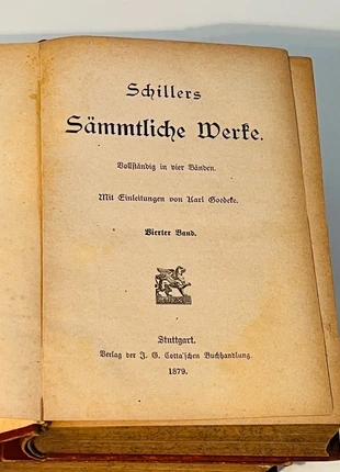 Lot 3 livres schillers sämmtliche werfe Stuttgart 1879 goedeke, estado: Muy bueno, 19,00 €, 20,65 € Protección al comprador incluida