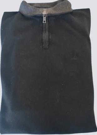 Sweatshirt Nautica Zippé Vintage Taille L Noir Coton Logo Brodé Col Montant, brand: Nautica, condition: Very good, size: L, €16.00, €17.50 includes Buyer Protection