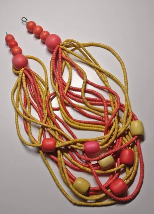 Collana Etnica in Legno - Stile Bohemien / Naturale 🌳, marke: Mano, zustand: Sehr gut, 5,00 €, 5,95 € inklusive Vinted-Käuferschutz