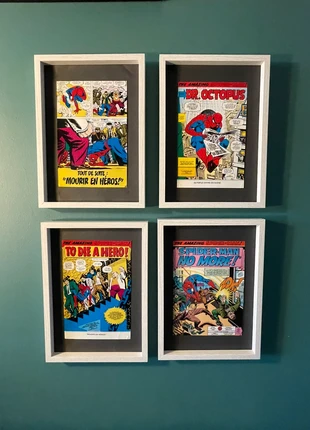 Cadres Spider-Man comics vintage, zustand: Sehr gut, 38,00 €, 40,60 € beinhaltet Vinted-Käuferschutz Pro