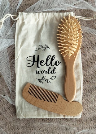 Coffret Brosse & Peigne Bébé, marke: DouceurFolle, zustand: Neu, größe: 3-6 Monate / 62, 8,00 €, 9,10 € inklusive Vinted-Käuferschutz