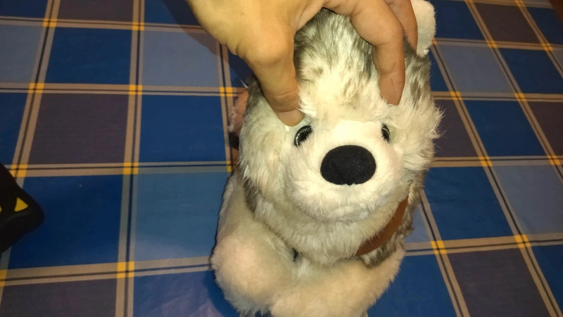 Peluche Trudi Handmade fatto a mano Husky con pettorina. Anni 90 Vinted