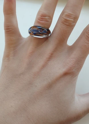 Anillo de vidrio / Cristal ring, marca: Accessories, estado: Novo sem etiquetas, tamanho: 16,5 mm Ø / 12, €11.00, €12.25 inclui Proteção do Comprador