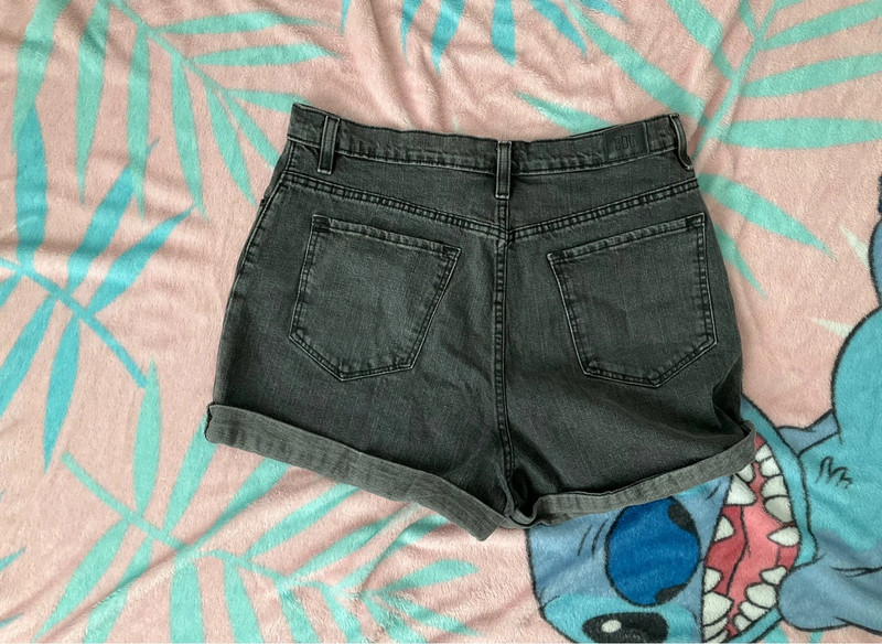 Black jean short 3