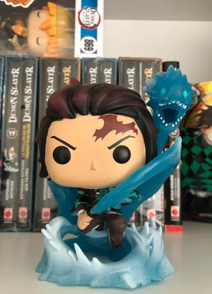 Funko POP Tanjiro Kamado avec dragon N°873, brand: Funko, condition: Satisfactory, size: One size, €15.00, €16.45 includes Buyer Protection
