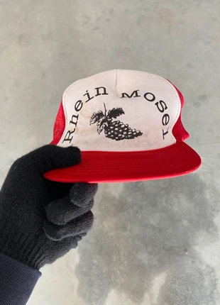Vintage Rhein Mossel 80s Trucker Hat, merk: Vintage, staat: Veelgebruikt, maat: Universele maat, € 7,95, € 9,05 inclusief Kopersbescherming Pro