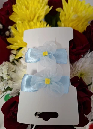 Barrette Bleu Ciel avec Petite Fleur Faite Main, marca: Fait Main, estado: Novo sem etiquetas, €5.00, €5.95 inclui Proteção do Comprador