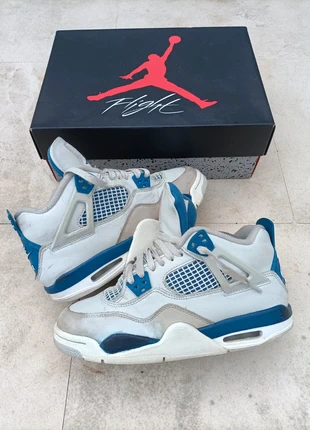 Nike Air Jordan 4 Retro Military Blue 2024 GS – Tamanho 38 (7/10), merk: Nike, staat: Heel goed, maat: 38, € 40,00, € 42,70 inclusief Kopersbescherming