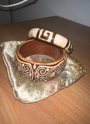 Bracciali in legno e osso from Kenia , marque: Legno, état: Neuf sans étiquette, 16,00 €, 17,50 € Protection acheteurs incluse