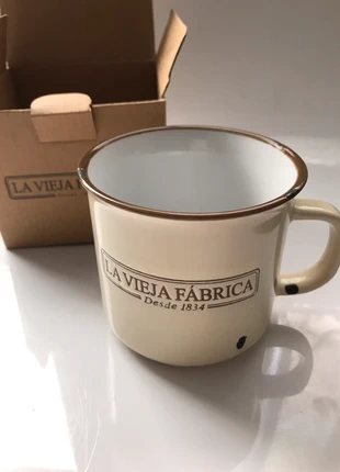 Taza estilo vintage (nueva), marque: La Vieja Fábrica, état: Neuf avec étiquette, 3,00 €, 3,85 € Protection acheteurs incluse