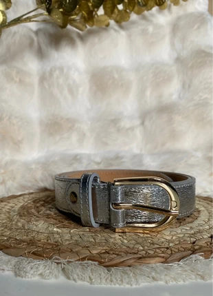 Ceinture argentée en cuir véritable – Taille 95 – Neuve, brand: Boutique Parisienne, condizioni: Nuovo senza cartellino, taglia: 95 cm, €15.00, €16.45 include la Protezione acquisti