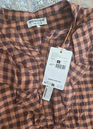 Chemise à carreaux femme Bonobo, marke: Bonobo, zustand: Neu, mit Etikett, größe: M / 38 / 10, 35,00 €, 37,45 € inklusive Vinted-Käuferschutz