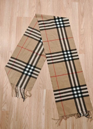 Bufanda de cuadros beige clásica, estado: Novo sem etiquetas, €8.00, €9.10 inclui Proteção do Comprador