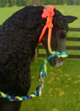 Rainbow Schleich Rope Halter, brand: Schleich, condition: New with tags, size: One size, €1.15, €1.91 includes Buyer Protection