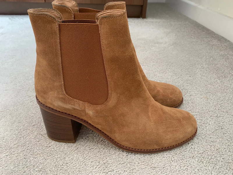 Ladies tan sale boots size 7