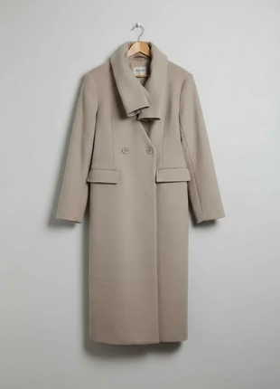 NA-KD – Chic & Timeless Beige Wool Coat with Removable Scarf – S 👜👠, marque: NA-KD, état: Très bon état, taille: S / 36 / 8, 49,99 €, 53,19 € Protection acheteurs (Pro) incluse