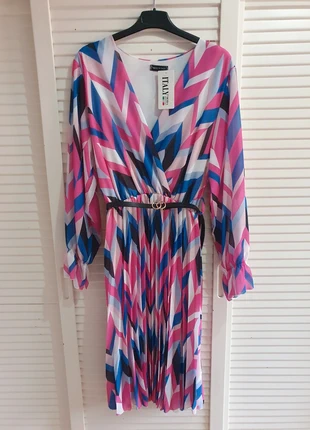 Vestido plissado forrado || Novo, marque: Made In Italy, état: Neuf avec étiquette, taille: Taille unique, 10,00 €, 11,20 € Protection acheteurs incluse