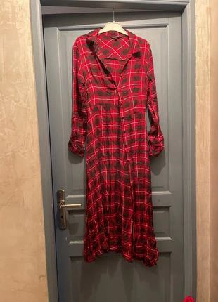 Robe longue à carreaux, brand: Tally Weijl, condition: Very good, size: M / 38 / 10, €6.00, €7.00 includes Buyer Protection
