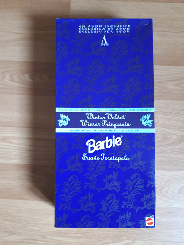 Avon special edition winter velvet barbie shop