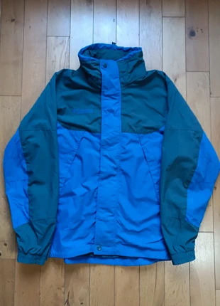Veste imperméable coupe vent Columbia bleu marine et noir logo brodé - taille M homme, marca: Columbia, estado: Muito bom, tamanho: M, €15.00, €16.45 inclui Proteção do Comprador