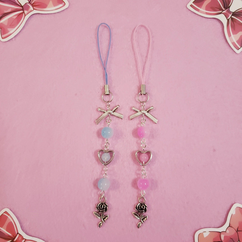 Matching Rose phone charms 2