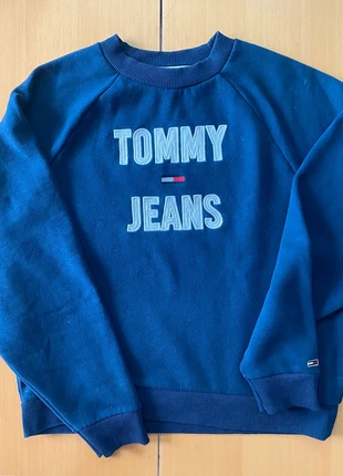 Felpa blu Tommy Jeans, marque: Tommy Jeans, état: Bon état, taille: L / 40 / 12, 10,00 €, 11,20 € Protection acheteurs incluse