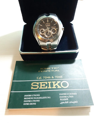 Reloj Seiko Kinetic Arctura. Calendario perpetuo. Vinted