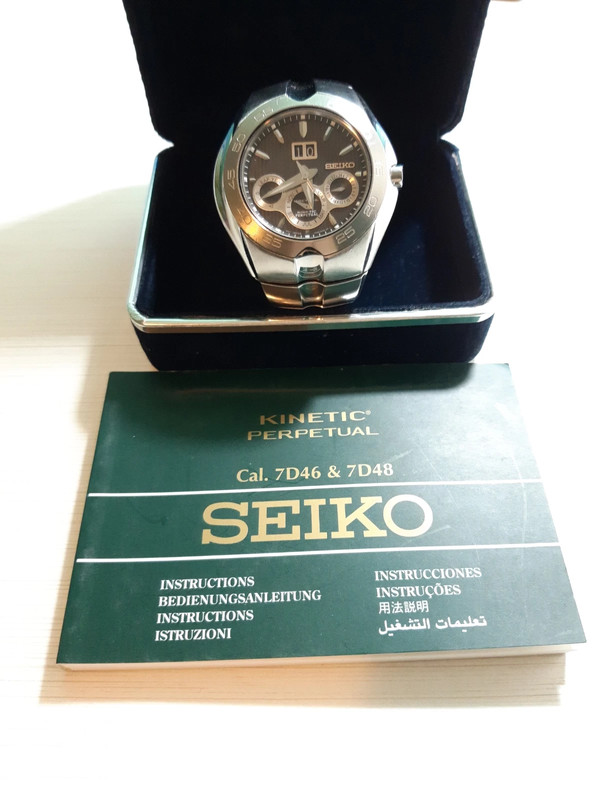 Reloj Seiko Kinetic Arctura. Calendario perpetuo. Vinted