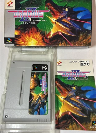 Nintendo jeu vidéo * super famicom * gradius 3 japanese, brand: Nintendo, condition: Very good, €65.00, €68.95 includes Buyer Protection
