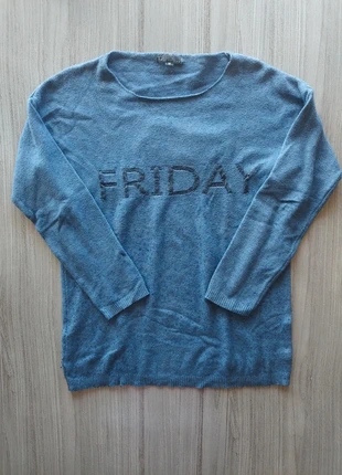 pull fin TQF Collection Friday bleu et noir - Taille M, marca: TQF Collection, estado: Bueno, tamaño: M / 38 / 10, 2,49 €, 3,31 € Protección al comprador incluida