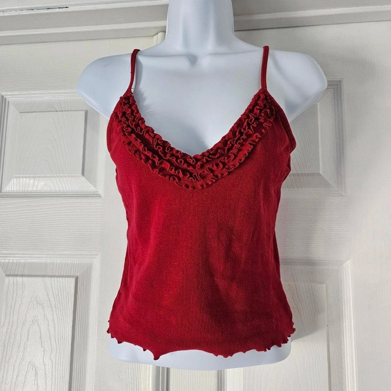 Vtg 90s y2k ruffle bust cami
Size medium 1