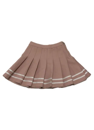 Gonna plissettata rosa con righe bianche e zip- taglia S, état: Très bon état, taille: S / 36 / 8, 4,50 €, 5,43 € Protection acheteurs incluse