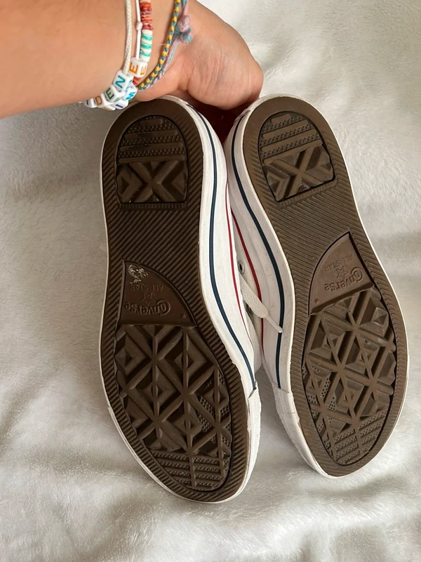 👟 Converse Chuck Taylor All Star basses – Blanches – Pointure 35 - photo numéro 3