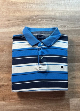 Polo Tommy Hilfiger homme manches courtes - bleu et blanc - taille XXL - classique et stylé, marque: Tommy Hilfiger, état: Bon état, taille: XXL, 9,99 €, 11,19 € Protection acheteurs incluse