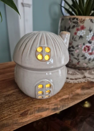 Champignon shabby en céramique émaillée Noël avec LED, brand: stachville, condition: New without tags, €14.00, €15.40 includes Buyer Protection Pro