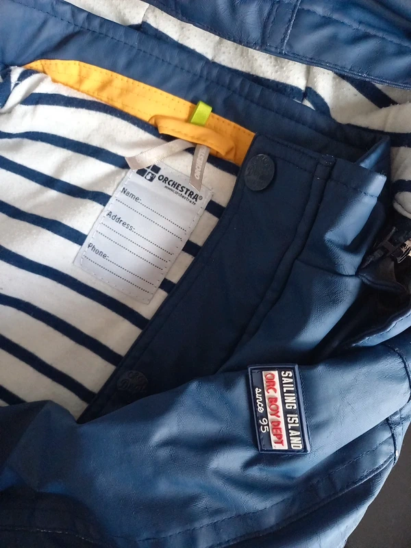 Blouson bleu marine 8 ans - photo numéro 3