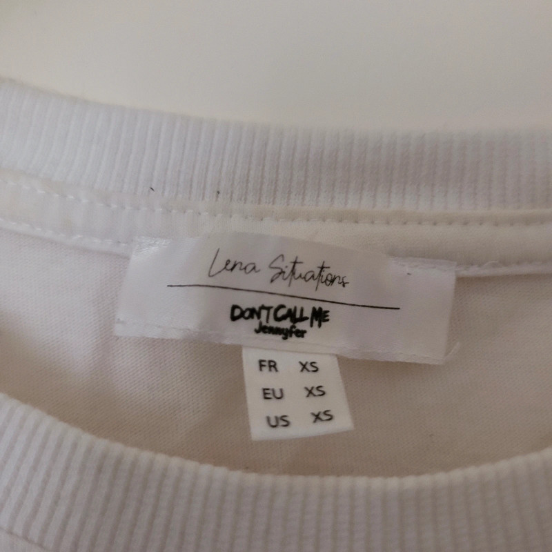 Tee shirt L na Situations blanc XS Vinted