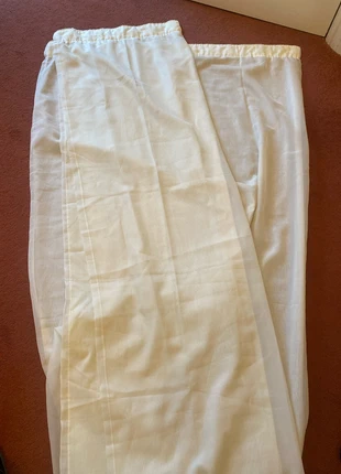 Cream voile lined curtains, brand: Cream, condition: Very good, size: 200 cm - 249 cm, £4.50, £5.43 includes Buyer Protection