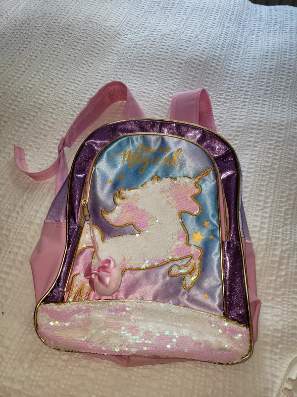 Smyths Toys Sequin Unicorn girls Backpack - Vinted