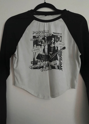 long-sleeved croptop, marque: Shein, état: Très bon état, taille: M / 38 / 10, 2,00 €, 2,80 € Protection acheteurs incluse