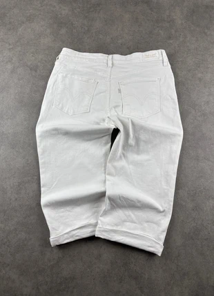 Capri pantacourt en jean Levi's blanc femme taille L - 8 us W29 - BER0093, merk: Levi's, staat: Goed, maat: L / 40 / 12, € 5,00, € 5,95 inclusief Kopersbescherming Pro