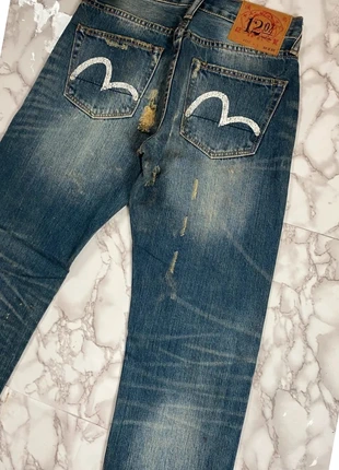 Pantalon Evisu Bleu Marine Délavé Taille M, brand: Evisu, condition: Very good, size: M, €94.99, €100.44 includes Buyer Protection