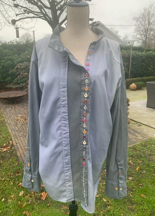 Oversized grijs designerhemd, marca: merkloos, estado: Nuevo sin etiquetas, tamaño: L / 40 / 12, 15,00 €, 16,45 € Protección al comprador incluida