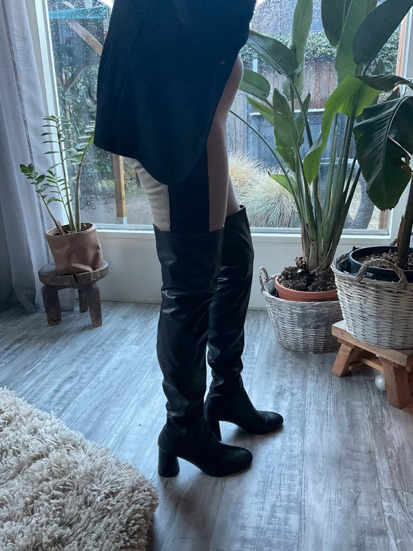 Stretch overknee laarzen van Zara, 41 - Vinted