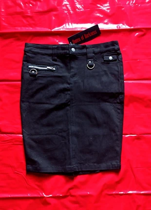 🦇Queen of Darkness🦇 goth dark zip skirt gothic alternative, marke: Queen of Darkness, zustand: Neu, mit Etikett, größe: S / 36 / 8, 20,00 €, 21,70 € inklusive Vinted-Käuferschutz