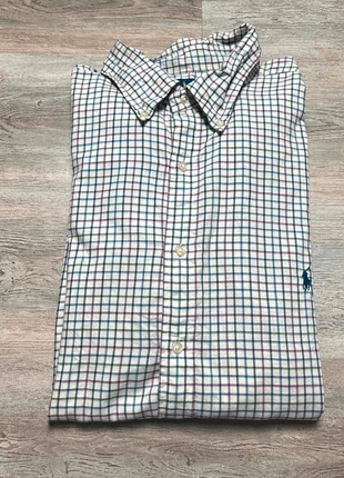 Chemise Ralph Lauren manche longue couleur blanc à carreaux taille XXL en très bon état, marca: Ralph Lauren, estado: Muy bueno, tamaño: XXL, 18,88 €, 20,52 € Protección al comprador incluida