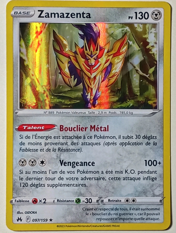 carte Pokémon métal - Pokemon