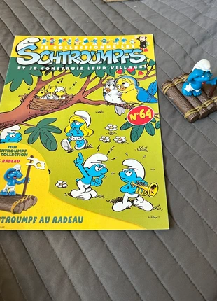 Je collectionne les Schtroumpfs 2004 numéro 64 - Schtroumpf au radeau, marca: Schleich, estado: Muito bom, tamanho: Tamanho único, €10.00, €11.20 inclui Proteção do Comprador